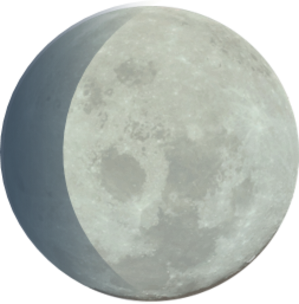 Moon waxing gibbous 4696